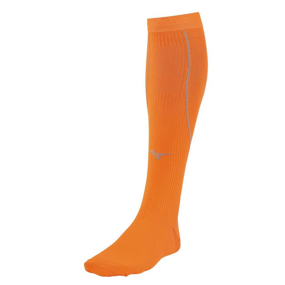 Mizuno Compression Férfi Zokni Narancssárga CAI970853